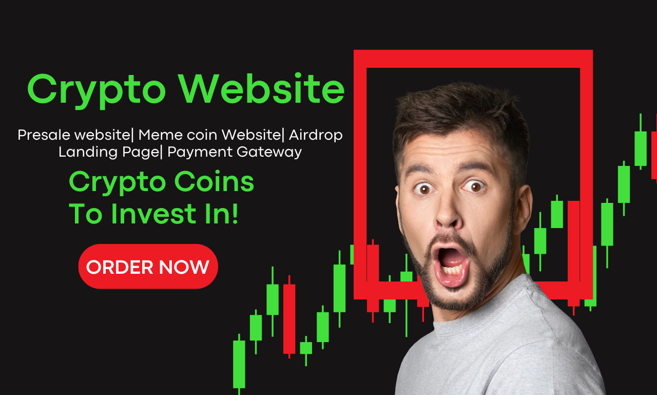 Design crypto presale crypto token website crypto launch website airdrop  website by Davidgeorge111 | Fiverr