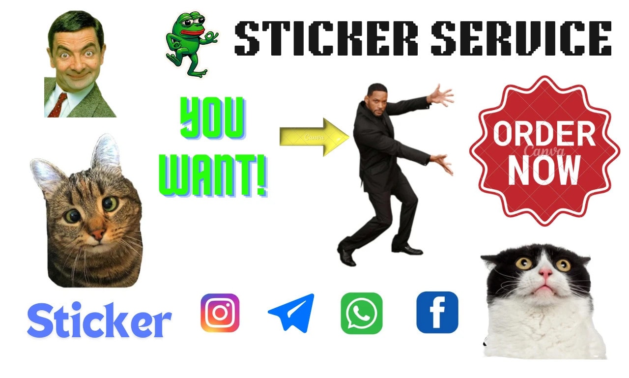 Create stickers for telegram, whatsapp, signal and discord by