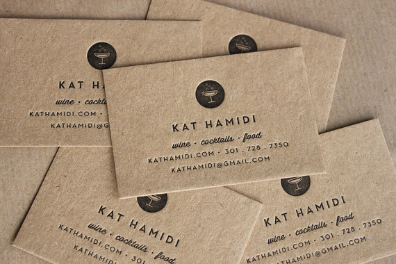 ORDER Kraft paper business card templates