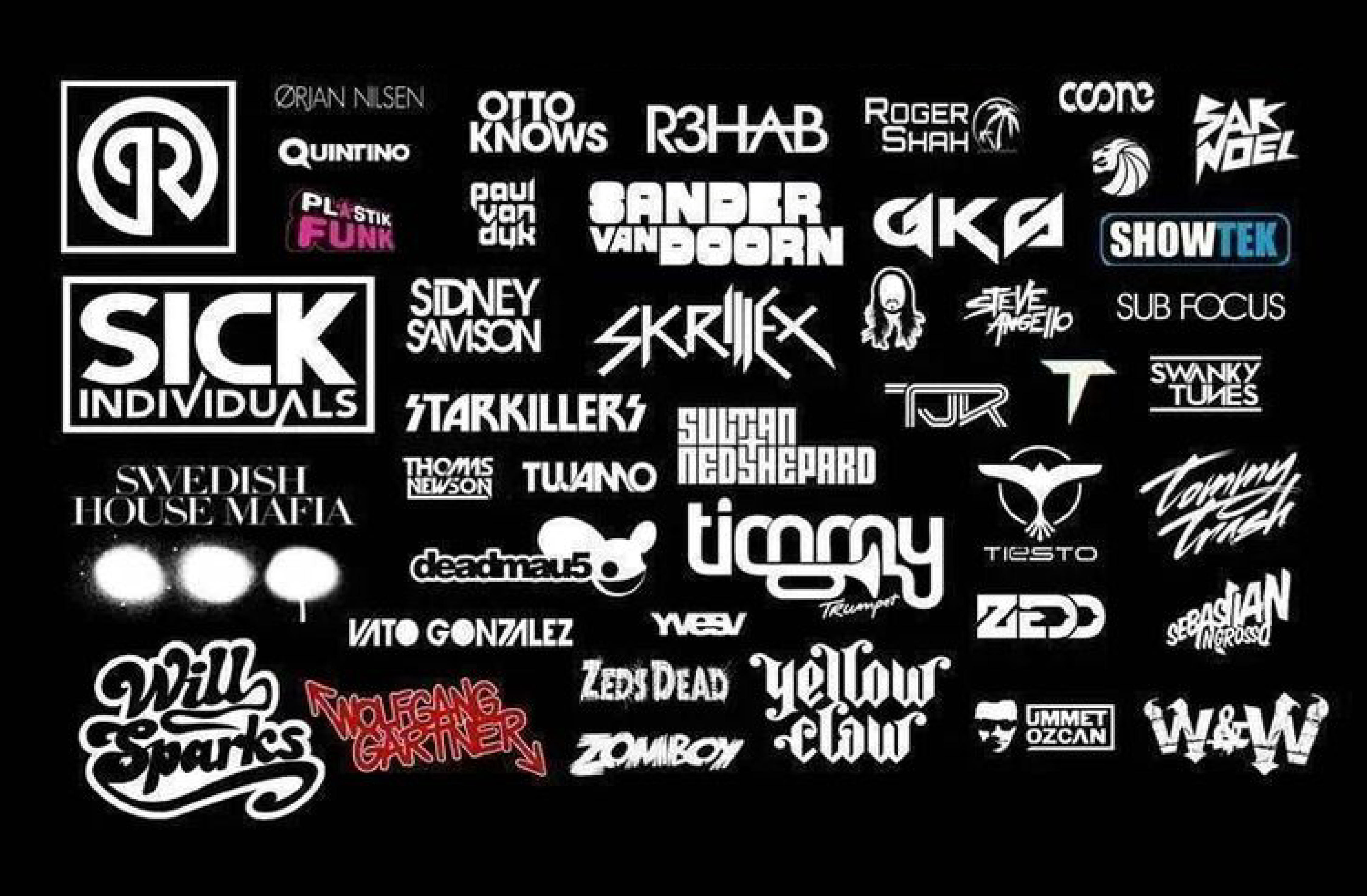 design dj band rap music producer typography urban custom logo for your  brand, image size:4500x2950