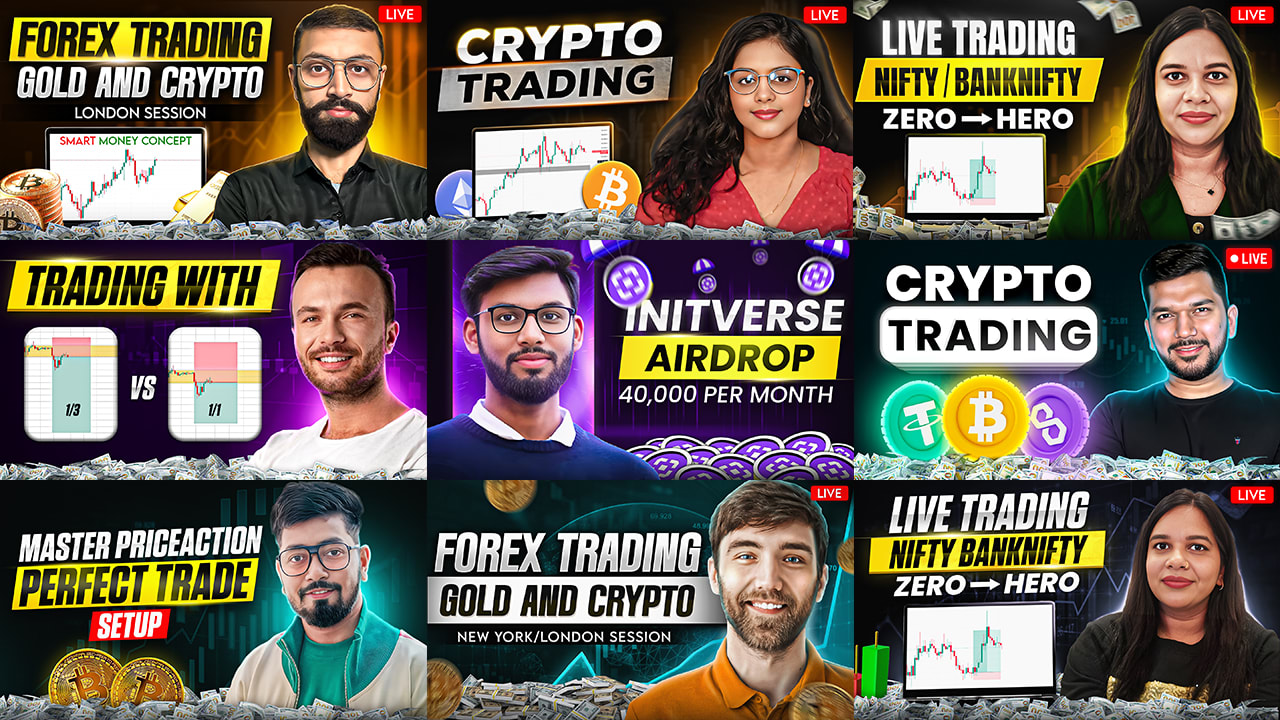 Design trading and crypto youtube thumbnail for you by Designr_aditya |  Fiverr