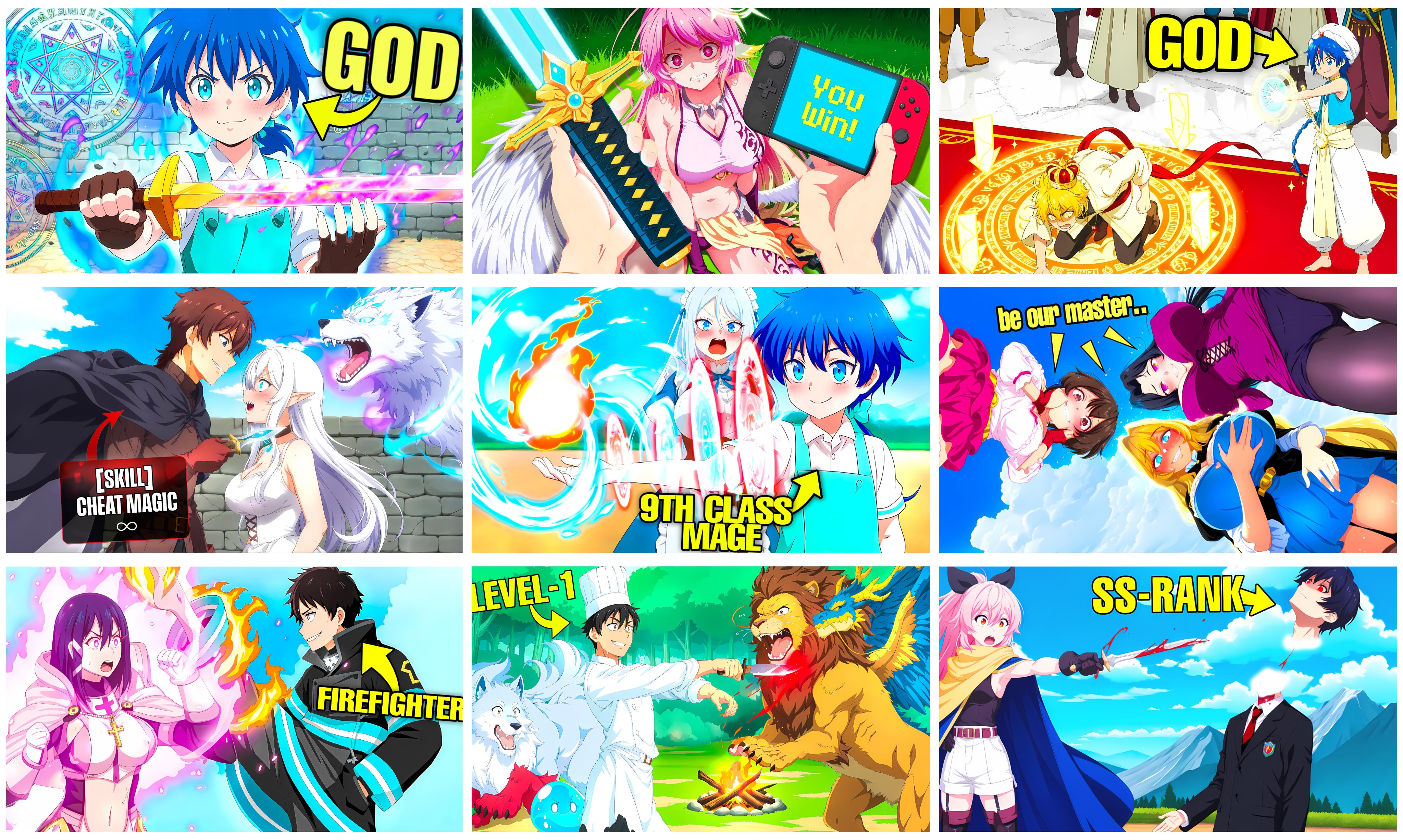 Create clickbait manhwa, anime recap thumbnails for you by Nezamv | Fiverr