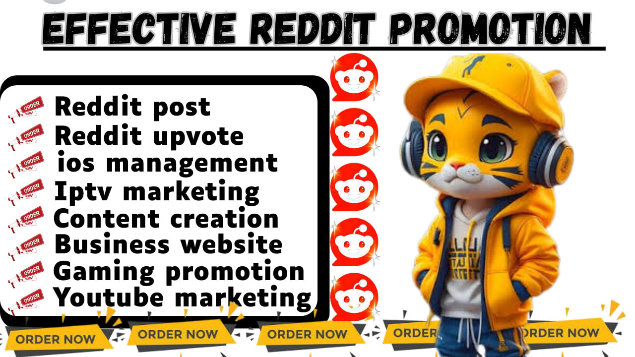 Promote your iptv website, crypto, ai game, app game, io with best reddit  post by Matthew_887 | Fiverr