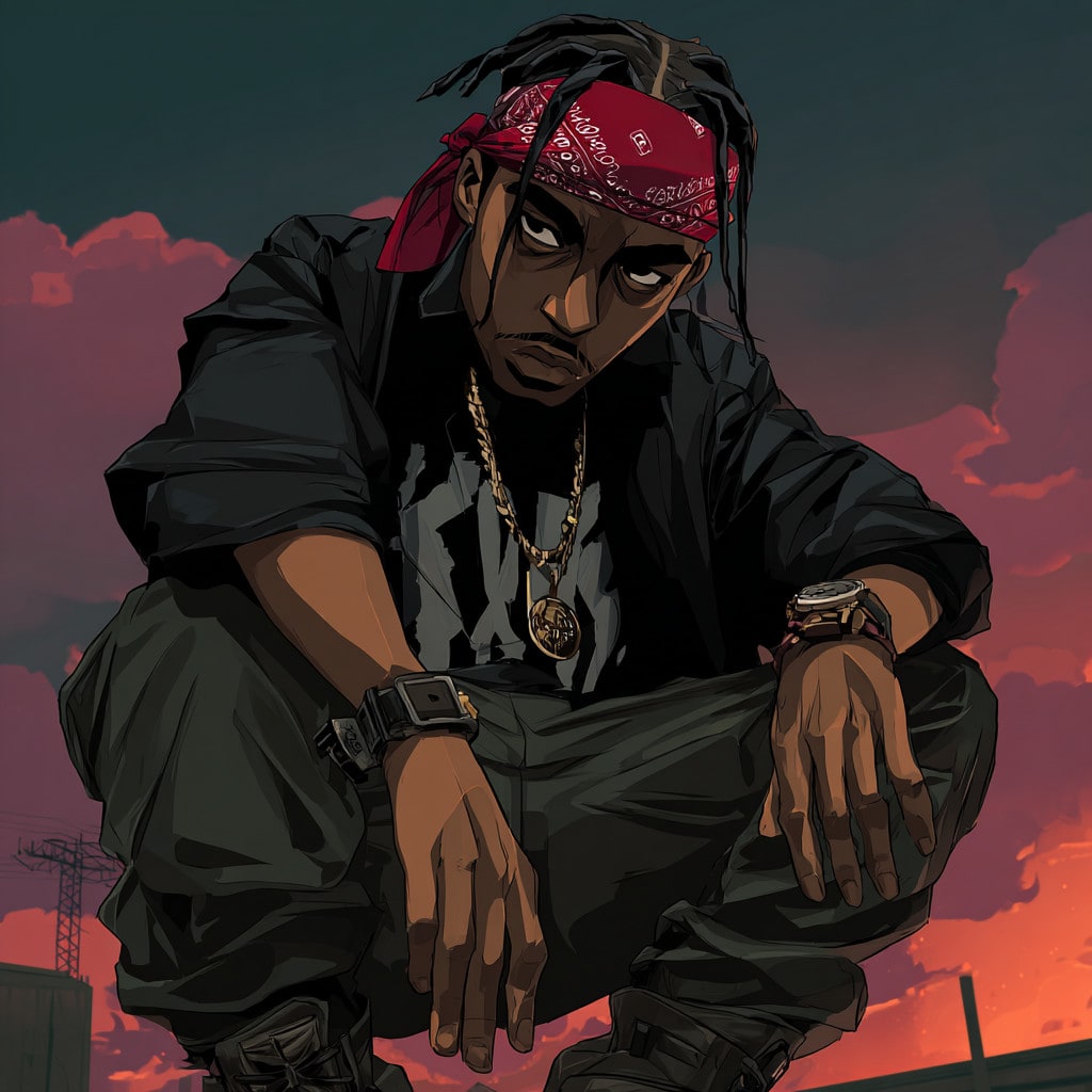 Hip Hop Cartoon Artwork