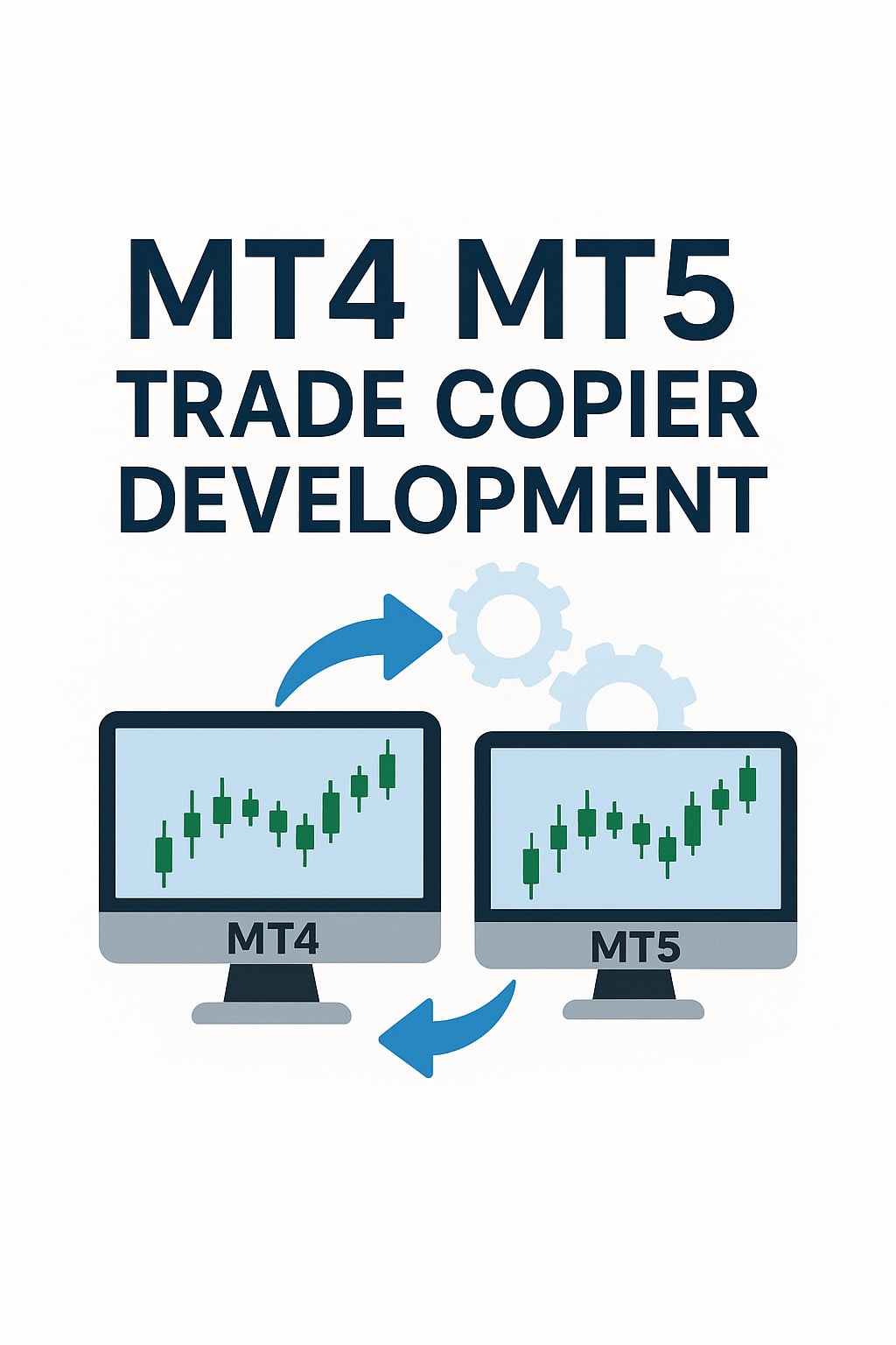 Desenvolver copiador de trade para mt4 e mt5 para uma negociação sem  interrupções