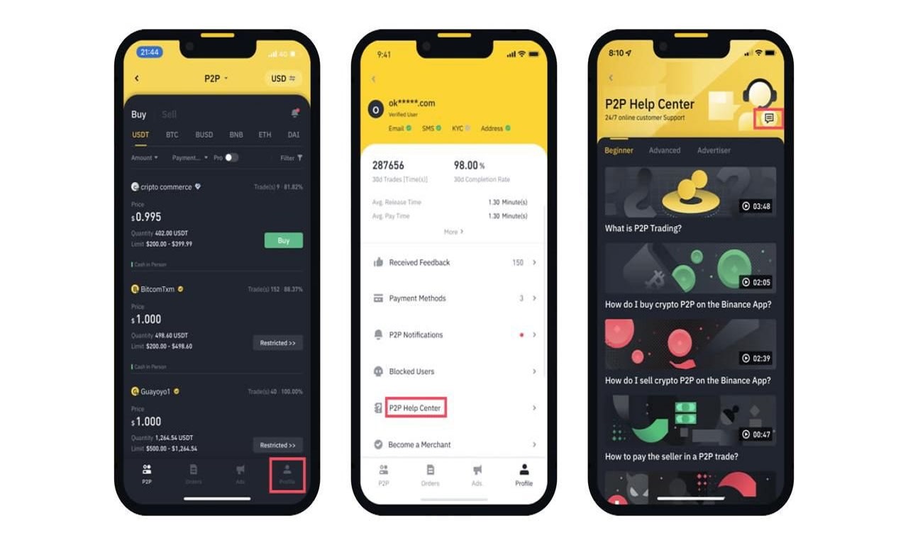 Een crypto wallet app, crypto exchange app, p2p betalingsapp, binance app  klonen maken