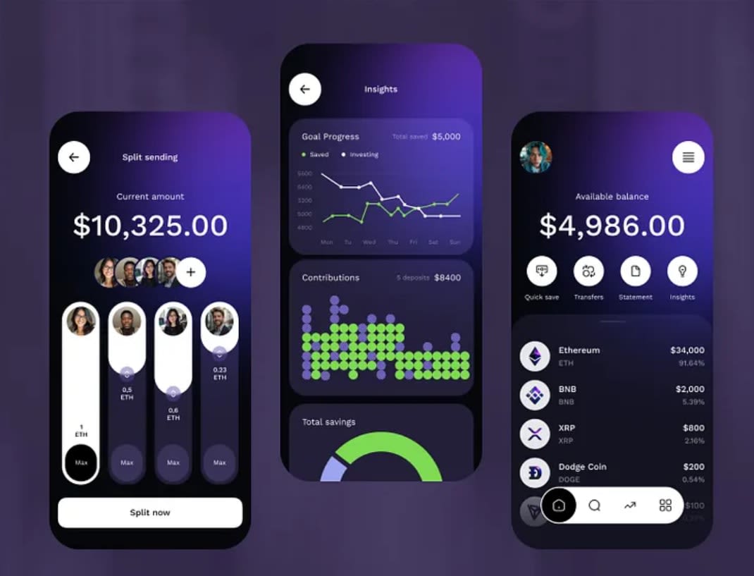 Develop wallet app crypto wallet app finance app blockchain wallet app by  Ami_bee1 | Fiverr
