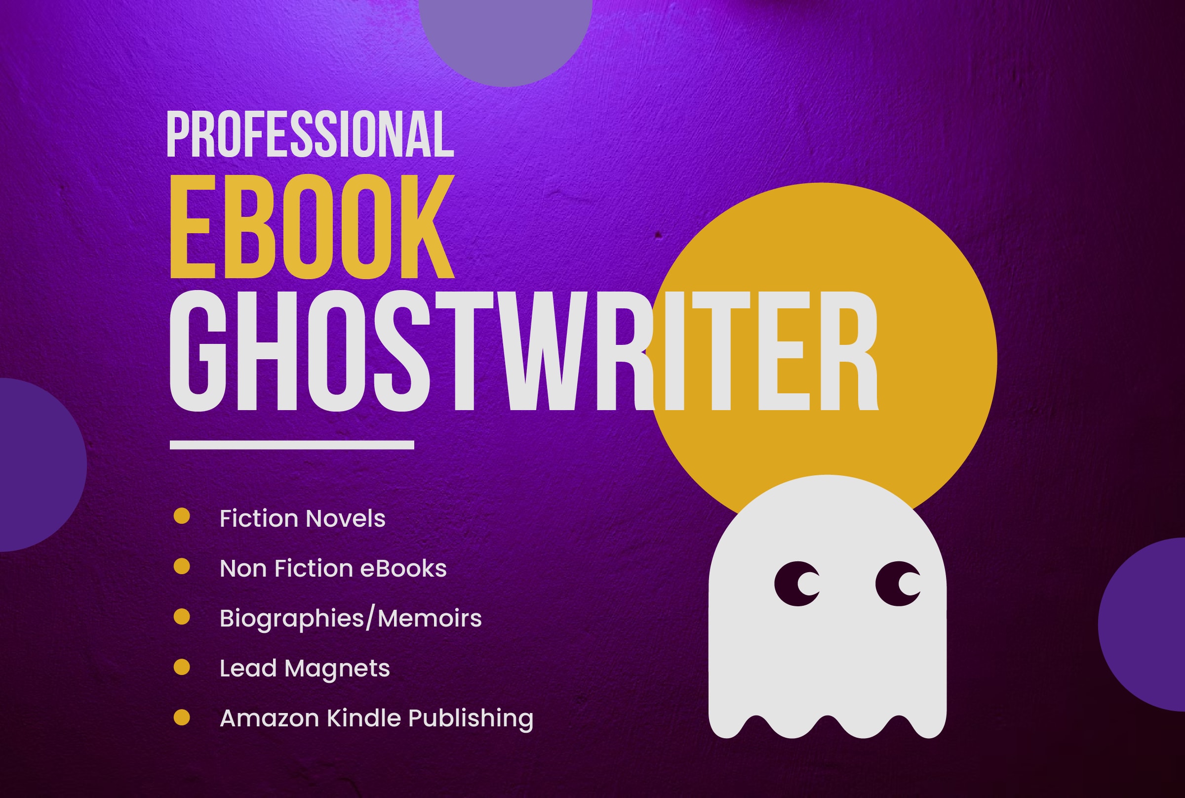 Ghostwrite your nonfiction book, kindle ebook, paperback by