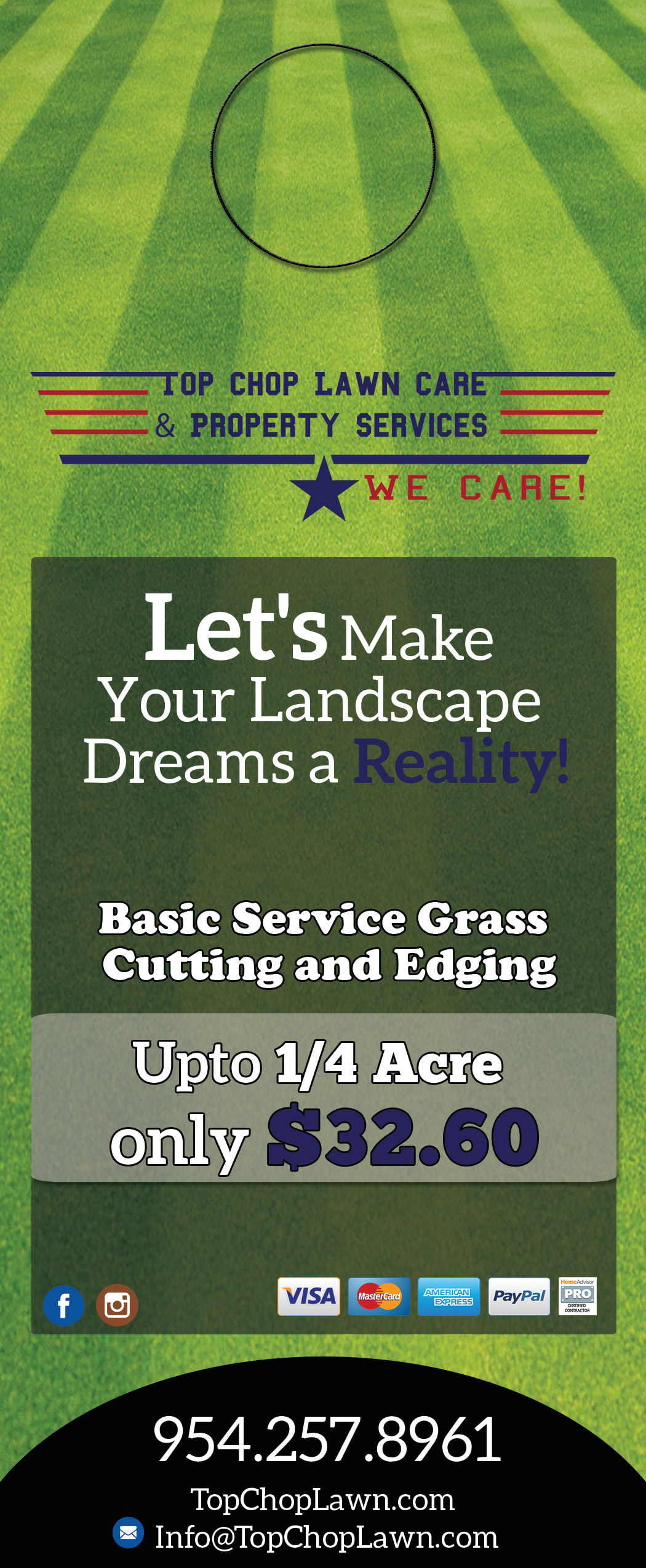 Design Your Lawn Care Door Hanger Flyer By Mohammadsalman8