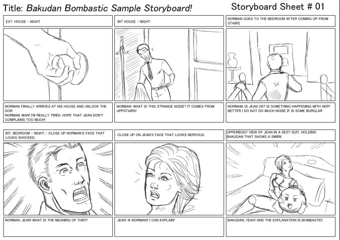 Create a storyboard for your videos by Toonsfera | Fiverr