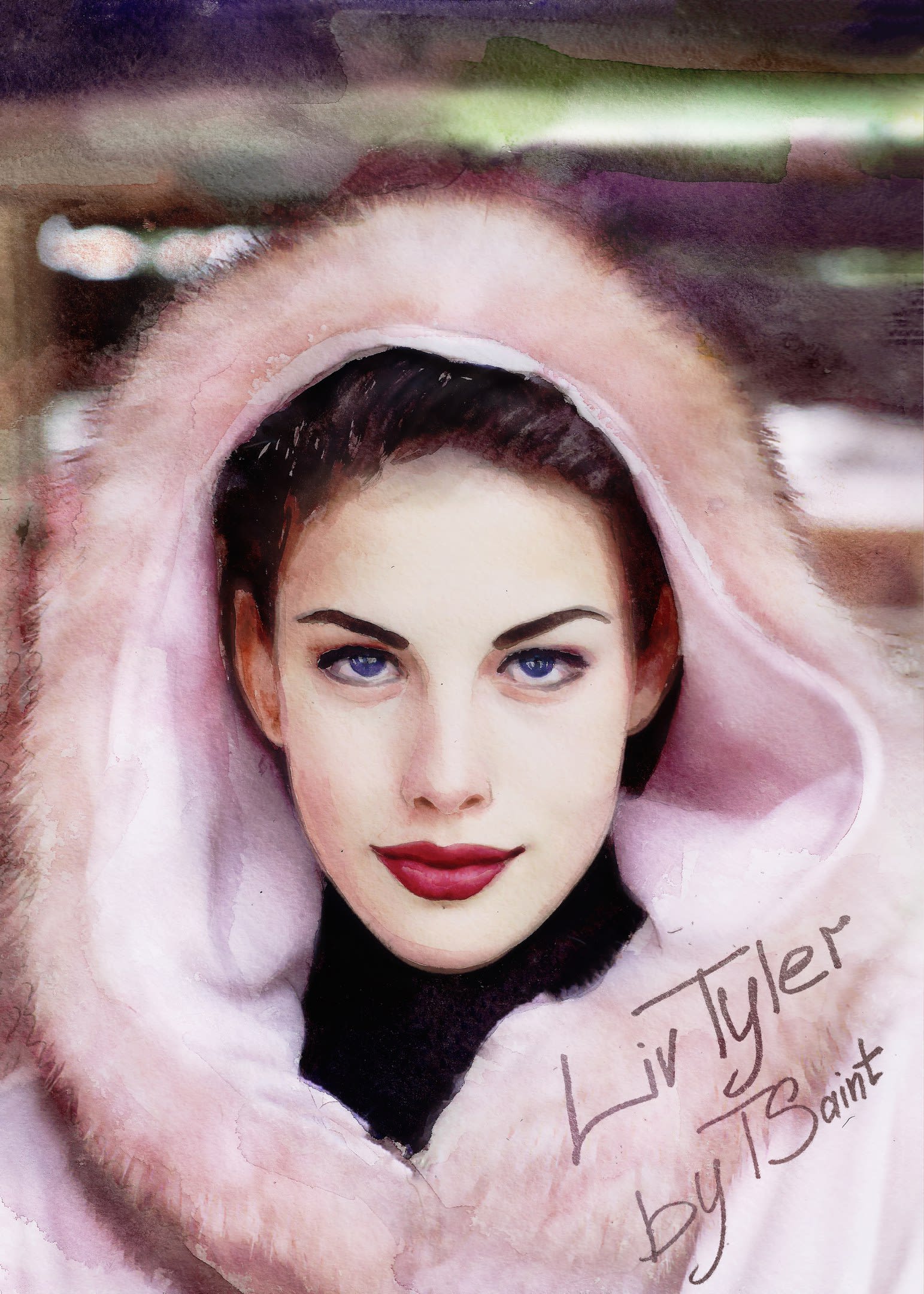 Draw Beautiful Realistic Watercolor Portrait From Your Photo By Tsaint