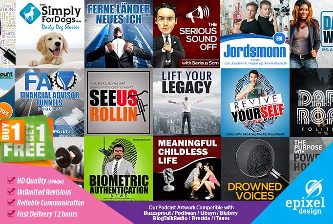 How to Design Podcast Cover Art That Will Attract New Listeners - by Alban  Brooke - Create Buzz - Medium