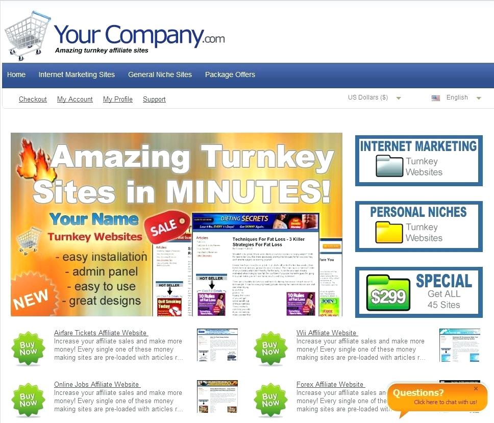 turnkey websites that make money