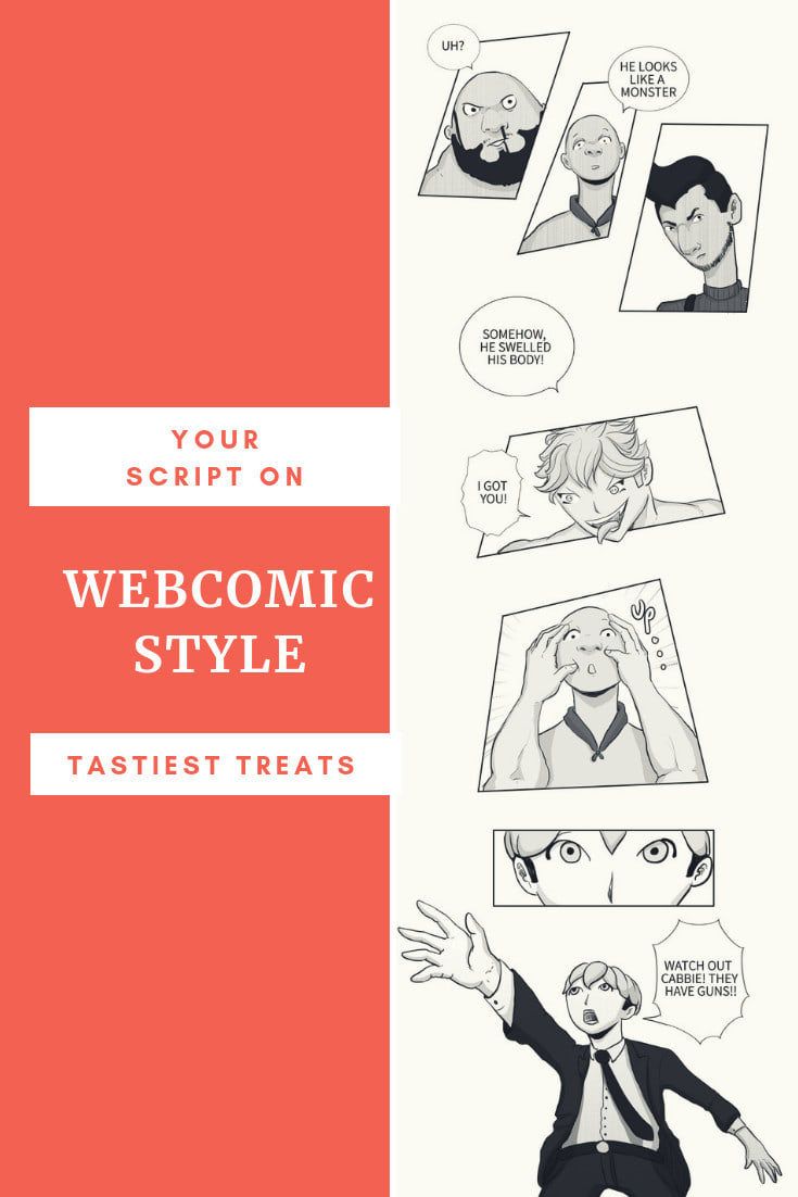 Draw a comic manga page based on your script by Fer_digitalart