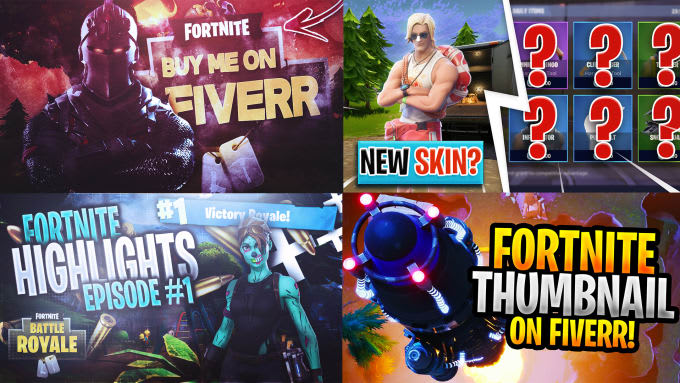Create A Fortnite Montage Or Thumbnail For You By Boopergabe Fiverr