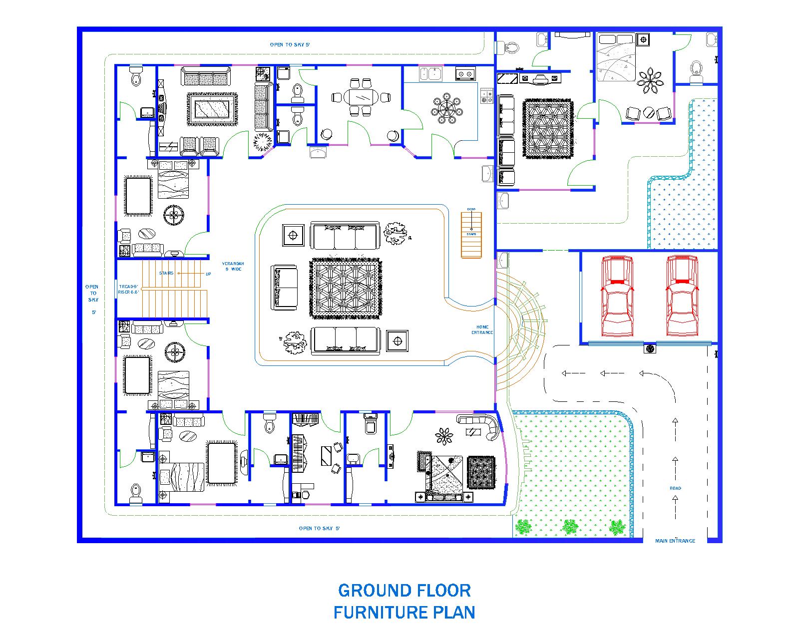 Design Architectural 2d Floor Plans In Autocad Very Fast By
