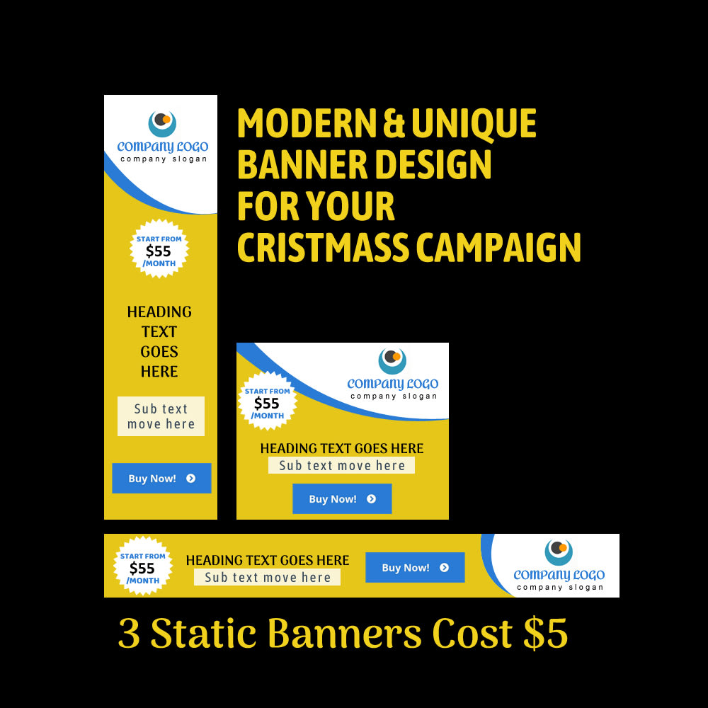 Create Banner Ads For Google Adwords Campaign By Gansawebdevelop