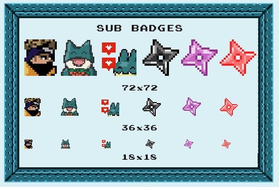 Make Custom 8 Bit Twitch Alerts And Emotes By Arcadeera Fiverr