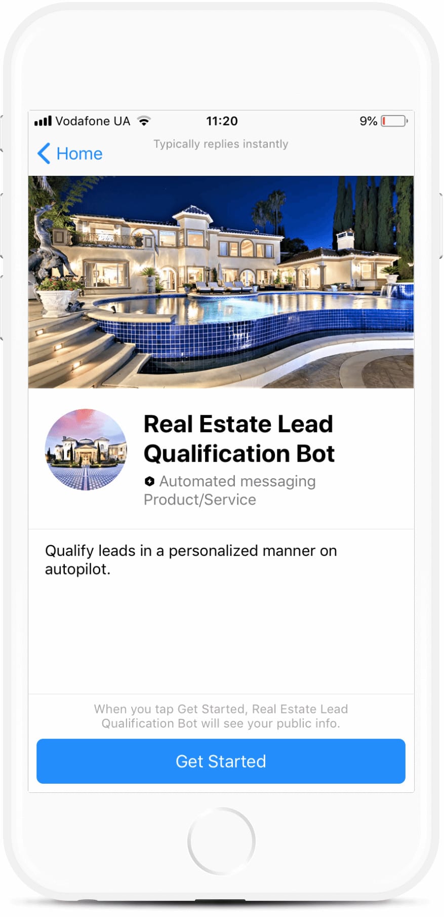 Build You A Real Estate Lead Generating Messenger Bot In Manychat By Ablaye Fiverr