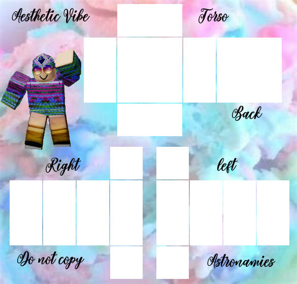 Make A Roblox Clothing Template By Huwzers - aesthetic roblox clothing templates
