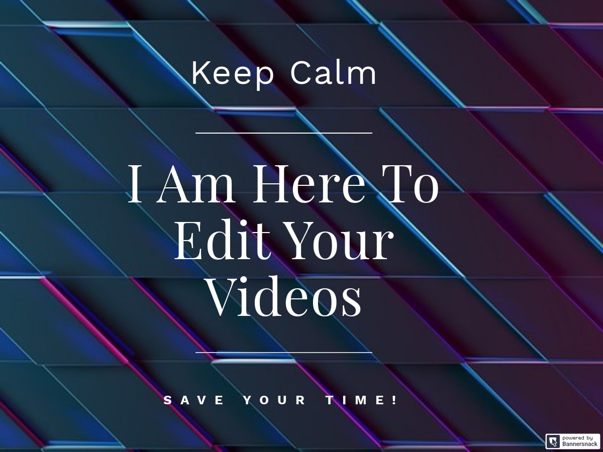 Edit Any Video By Adding Montage An Intro An Outro And Etc By