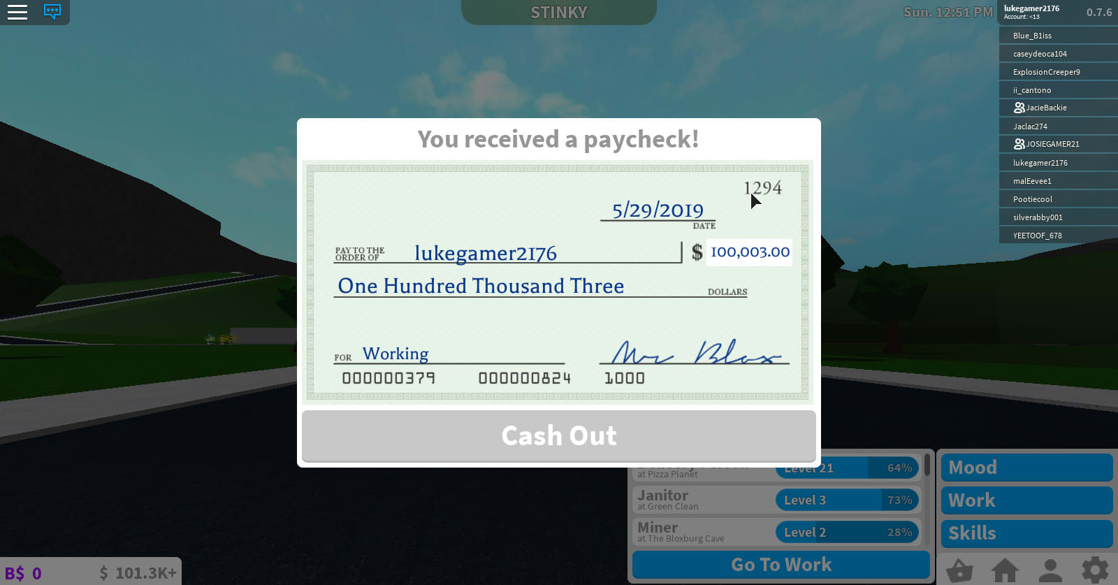 Give You 100k In Bloxburg In Roblox By Yeetster2