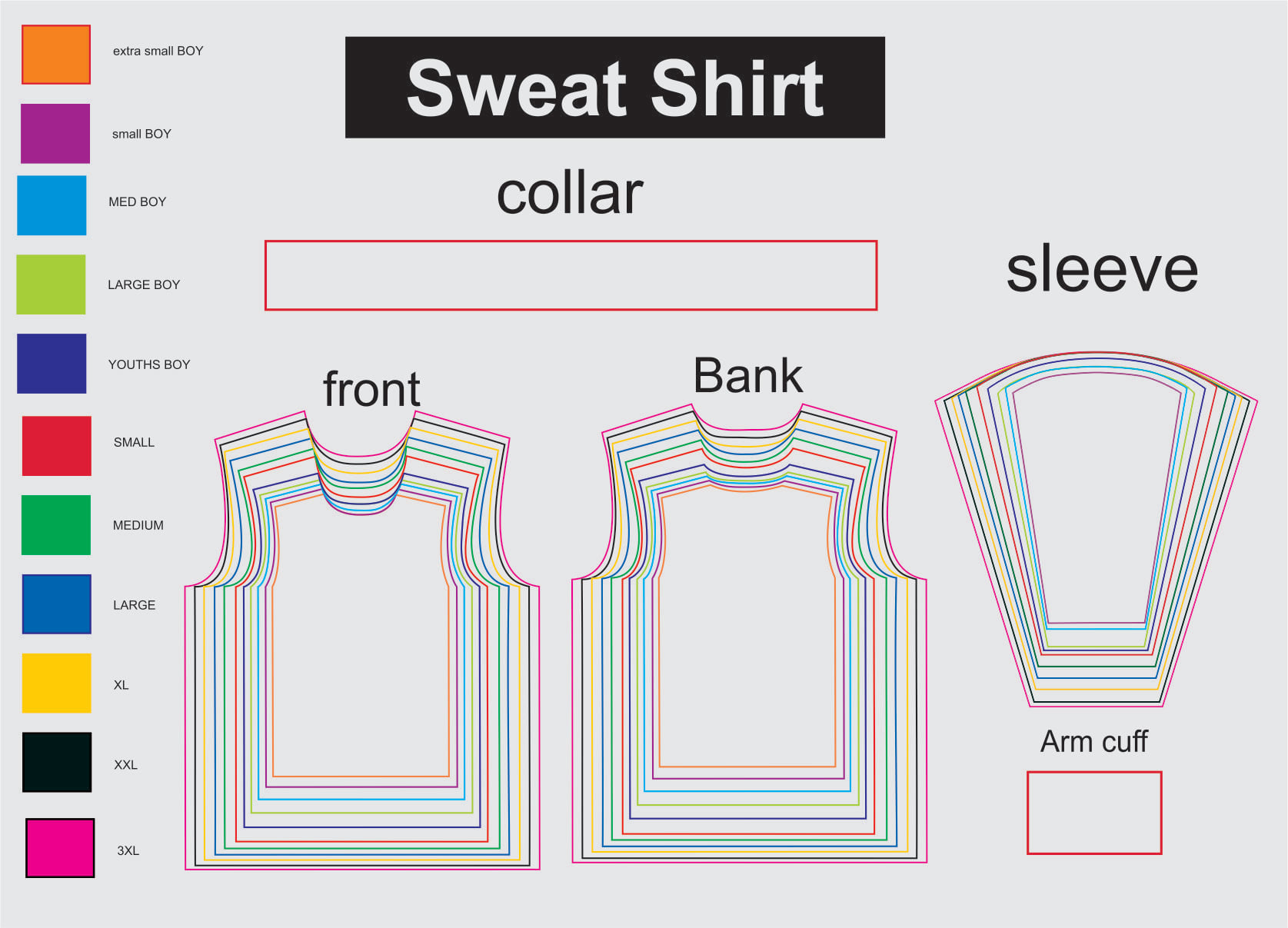 Make your own Sublimation Jersey Pattern and Sizes 