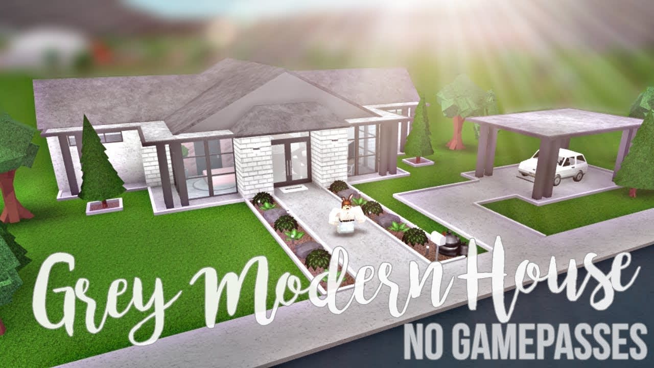 Bloxburg Modern Family House 1 Story
