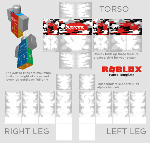 Roblox Clothing Ideas Template