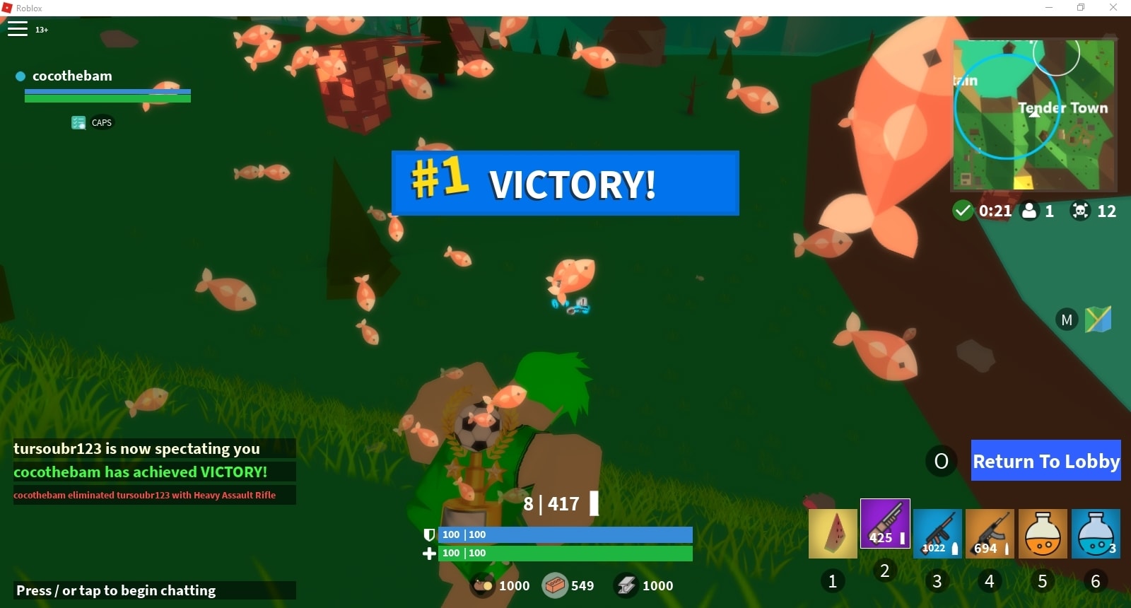 Help You Get A Win In Island Royale By Cocothebam268 - play island royale with you on roblox until you get wins by
