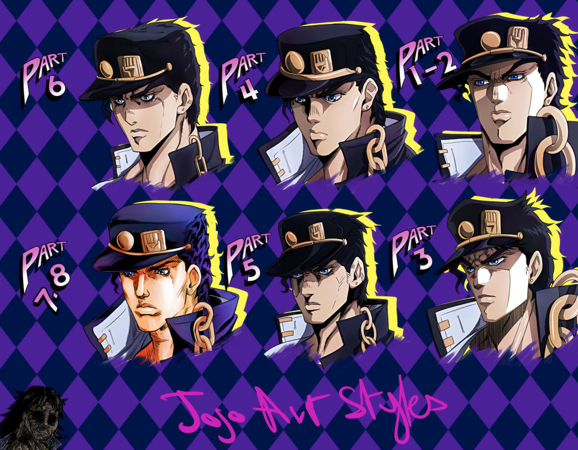Draw in the jojo bizzare adventure art style plus stand by