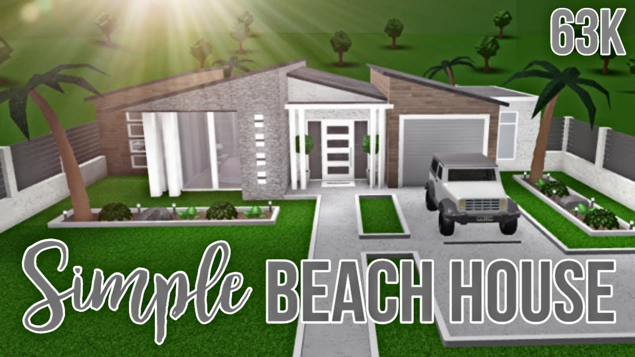 Modern Beach House In Bloxburg - welcome to bloxburg roblox ocean mansion