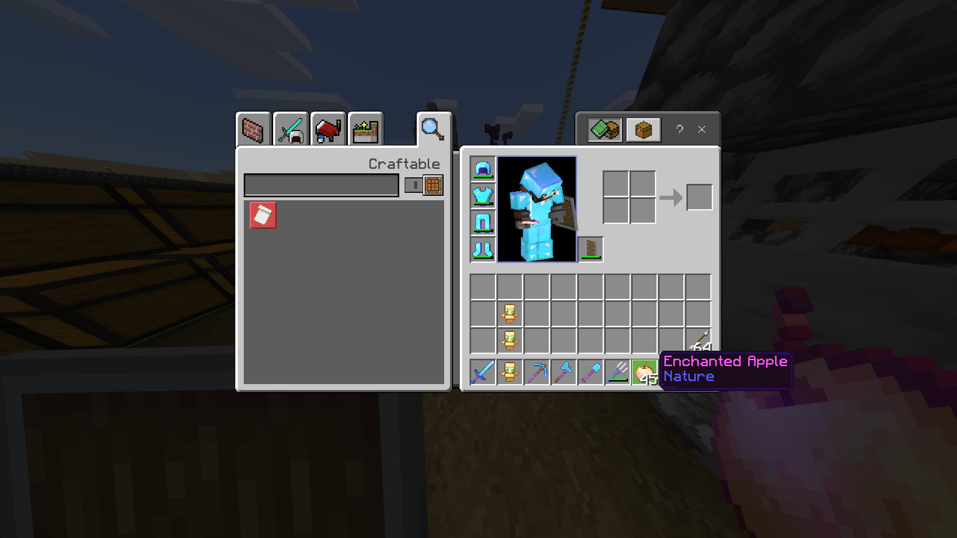 Enchant And Or Spawn Items Into Your Minecraft World By