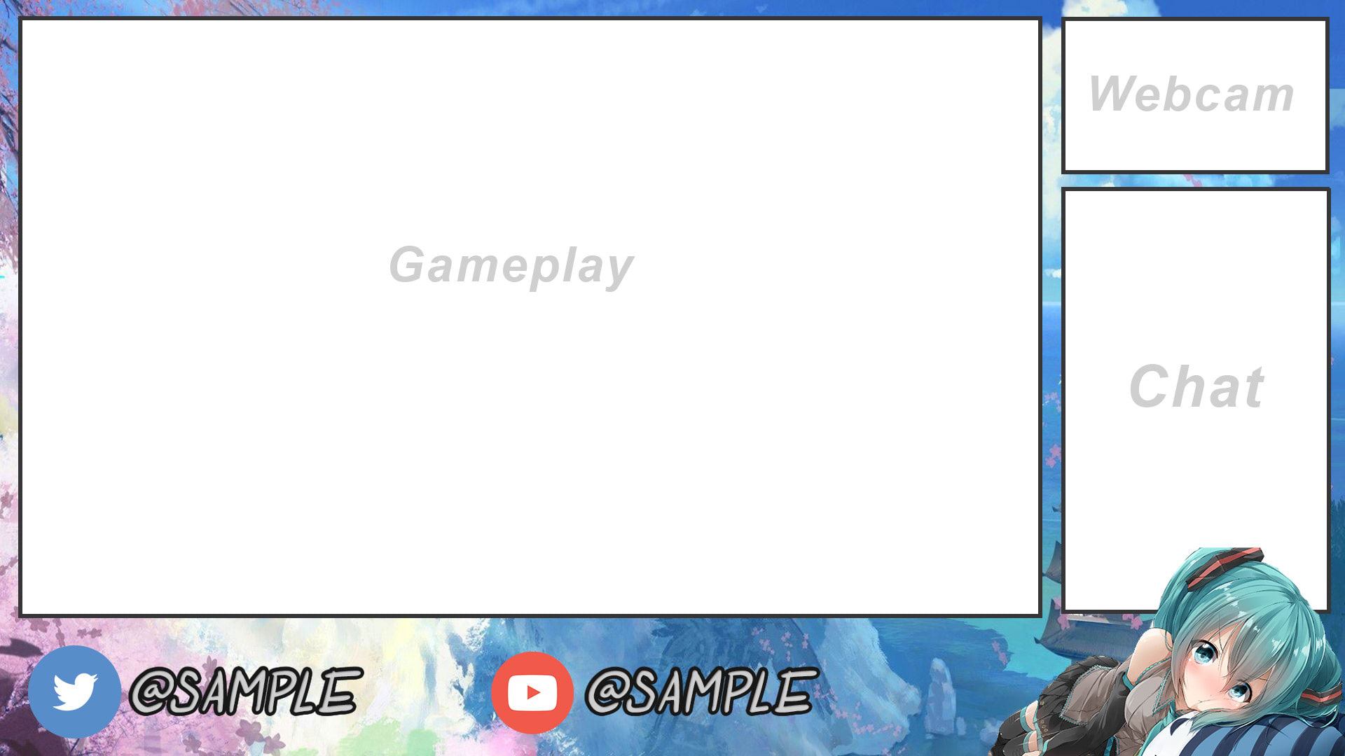 Featured image of post Background Anime Twitch Banner Now change the background add images and add text