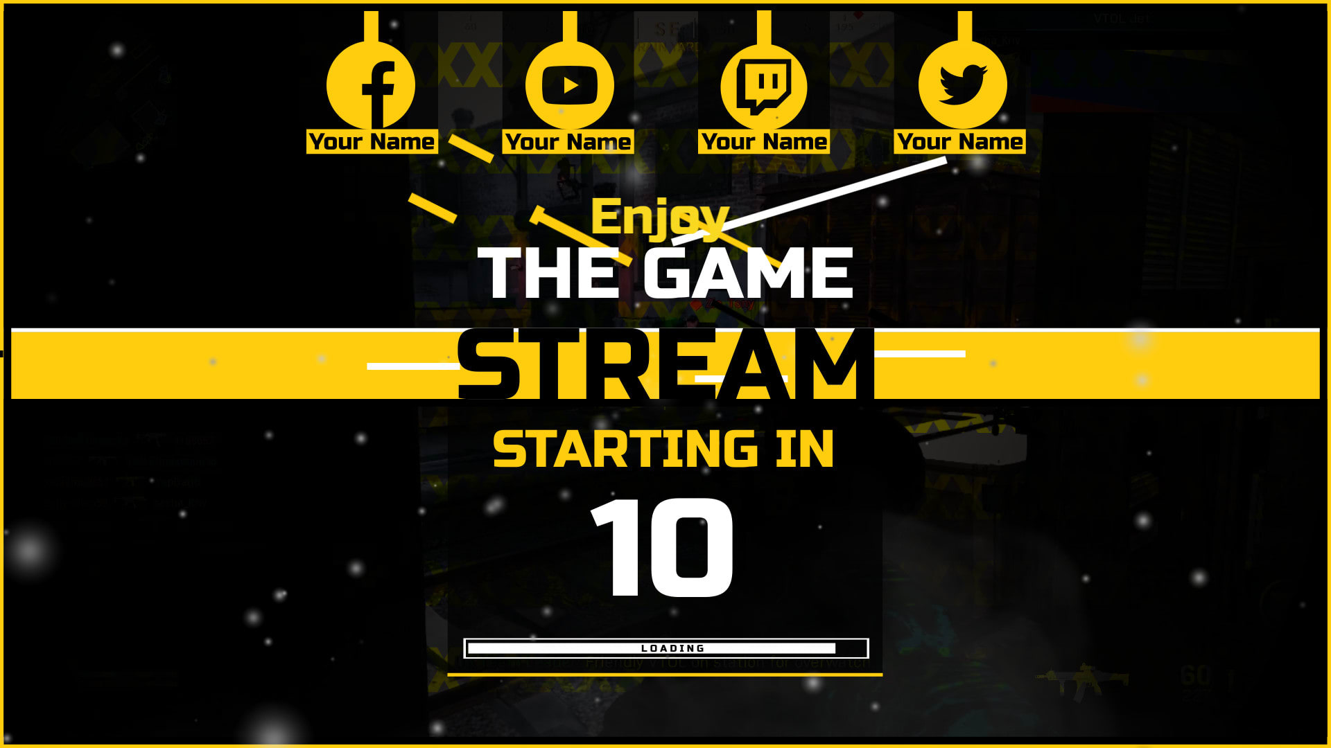Create countdown timer for gaming stream by Effect3creative | Fiverr