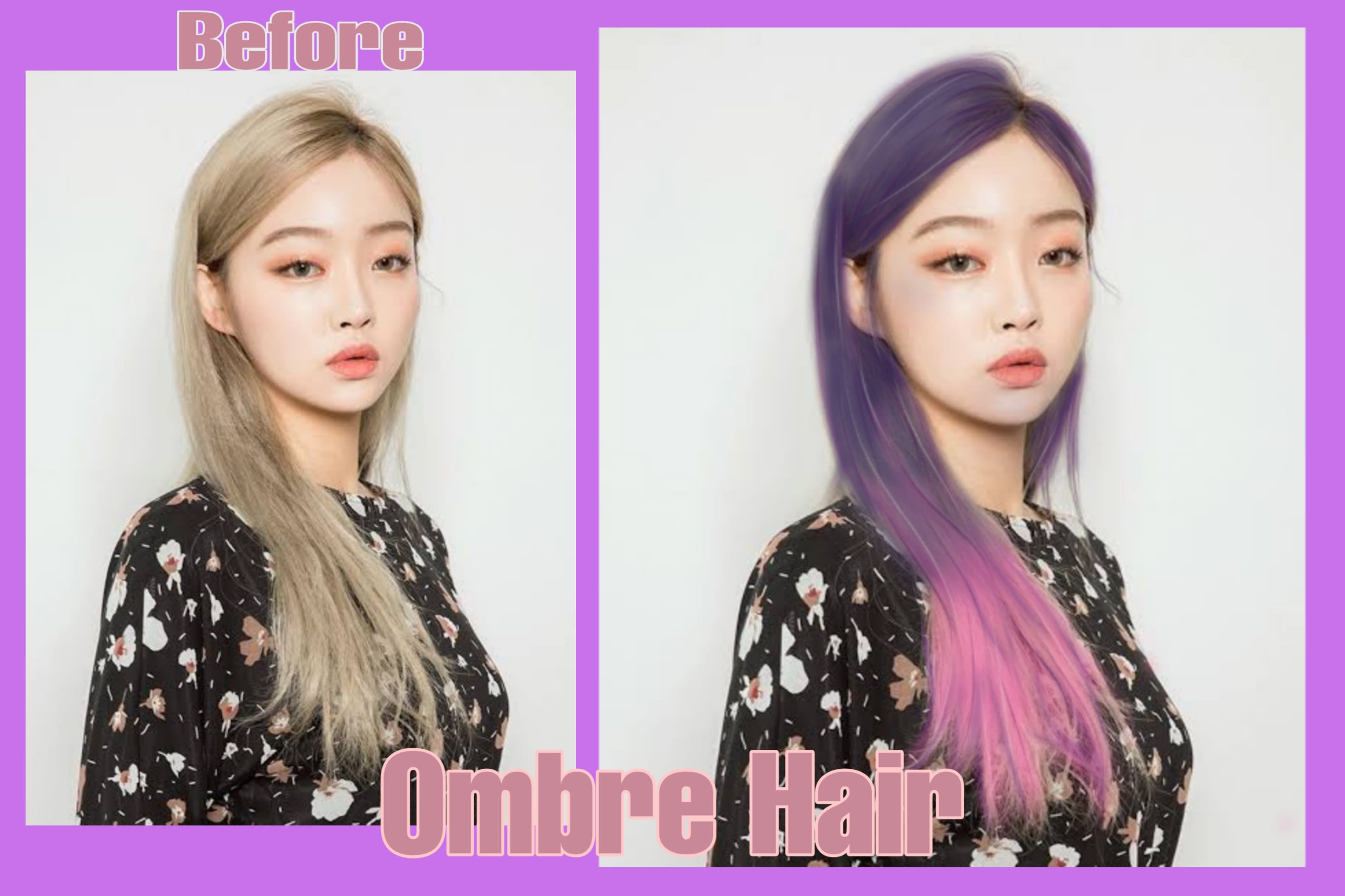 Naturally Change Hair Color Within24 Hours In Photoshop By Maecart
