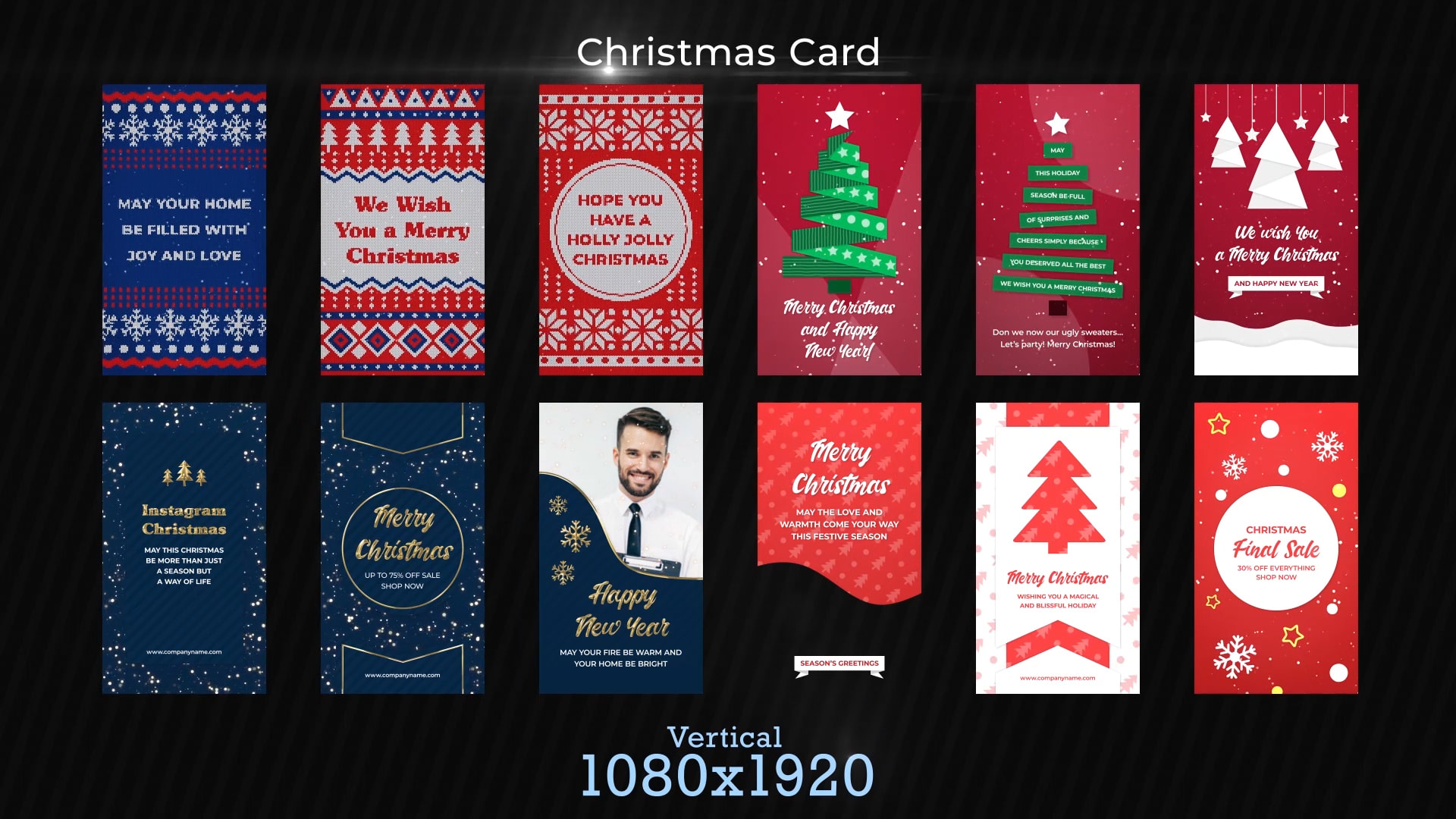 create animated christmas greeting card