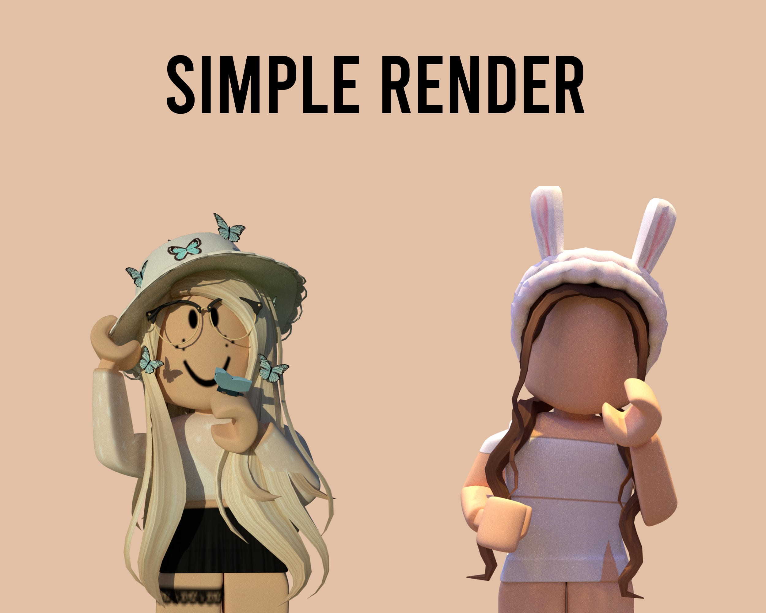 Make a high quality gfx of your roblox avatar by Uzusee