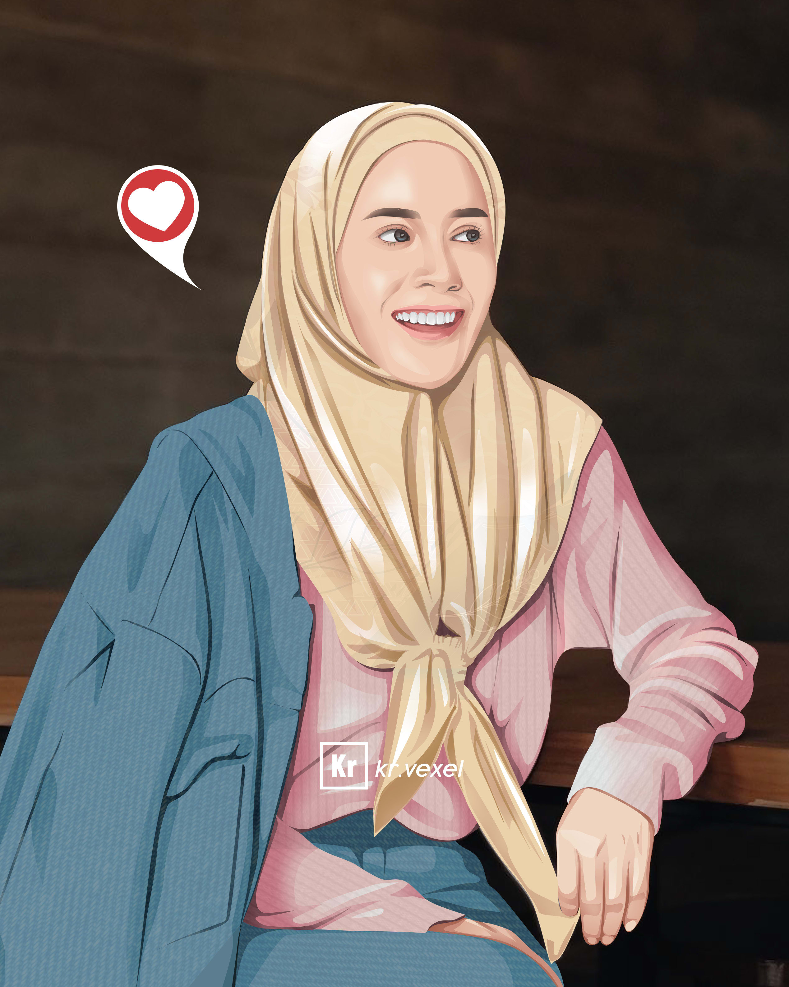 Hijab cartoon photoshop  Hijab cartoon, Girl cartoon characters