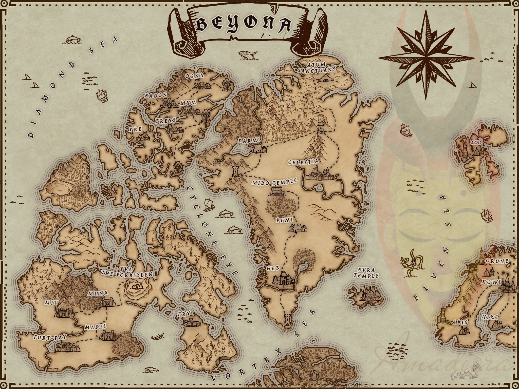 Make The Fantasy Rpg Maps Of Your Dream By Amadiora Fiverr