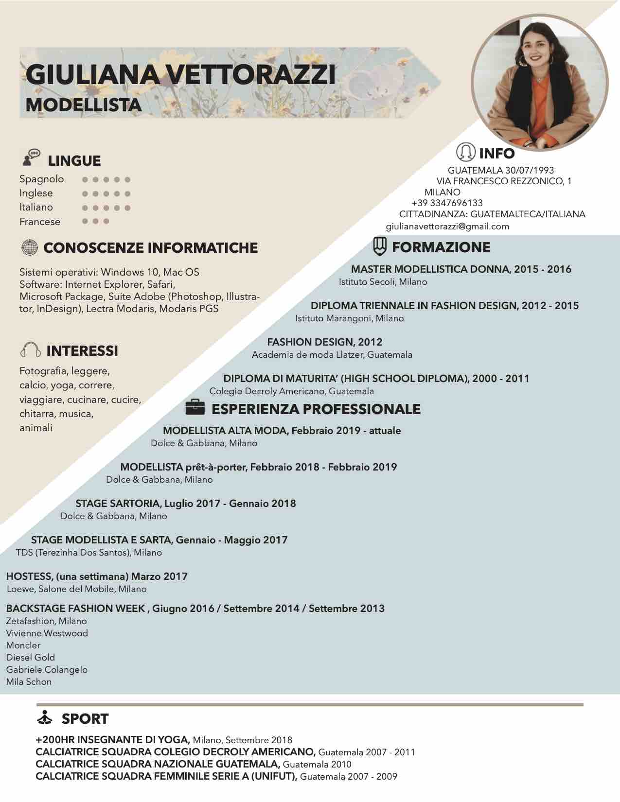 Curruculum Modellista : Curriculum Vitae Roberto Bosco ...