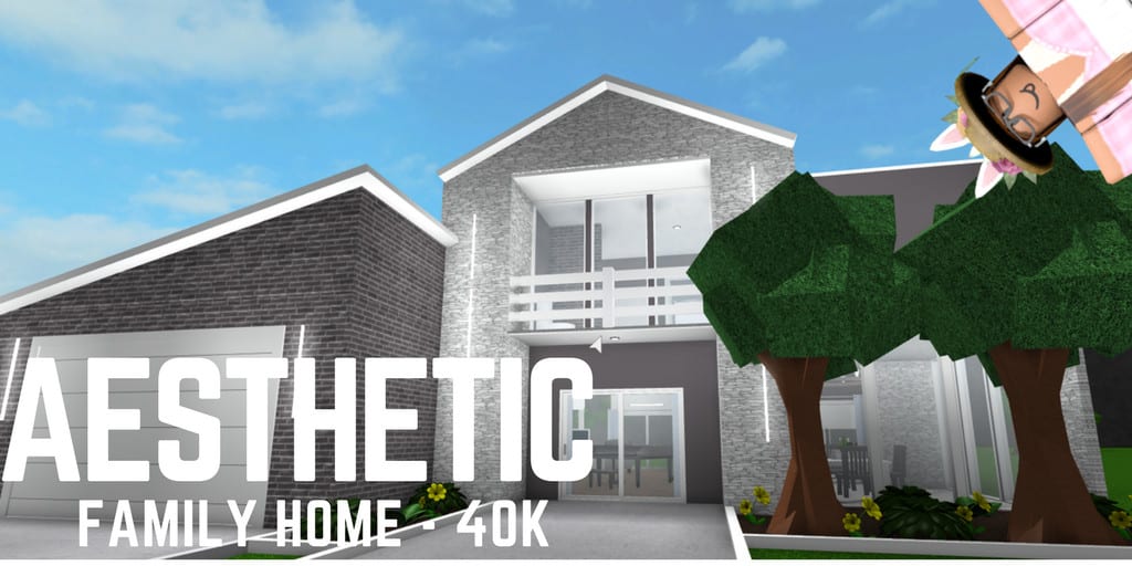 Aesthetic Family House Bloxburg 100k