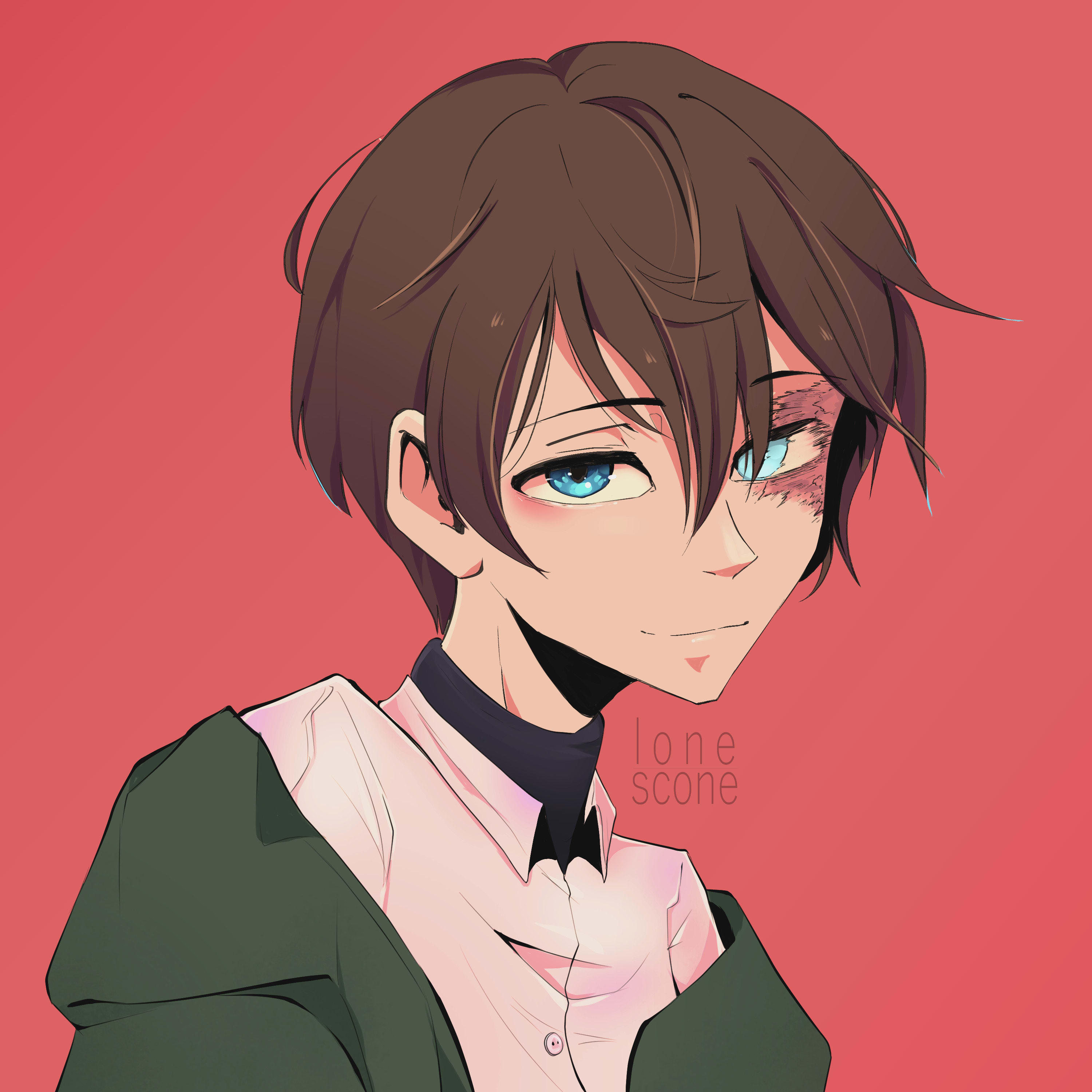 Draw your oc, persona, profile picture with anime style by Haru9898