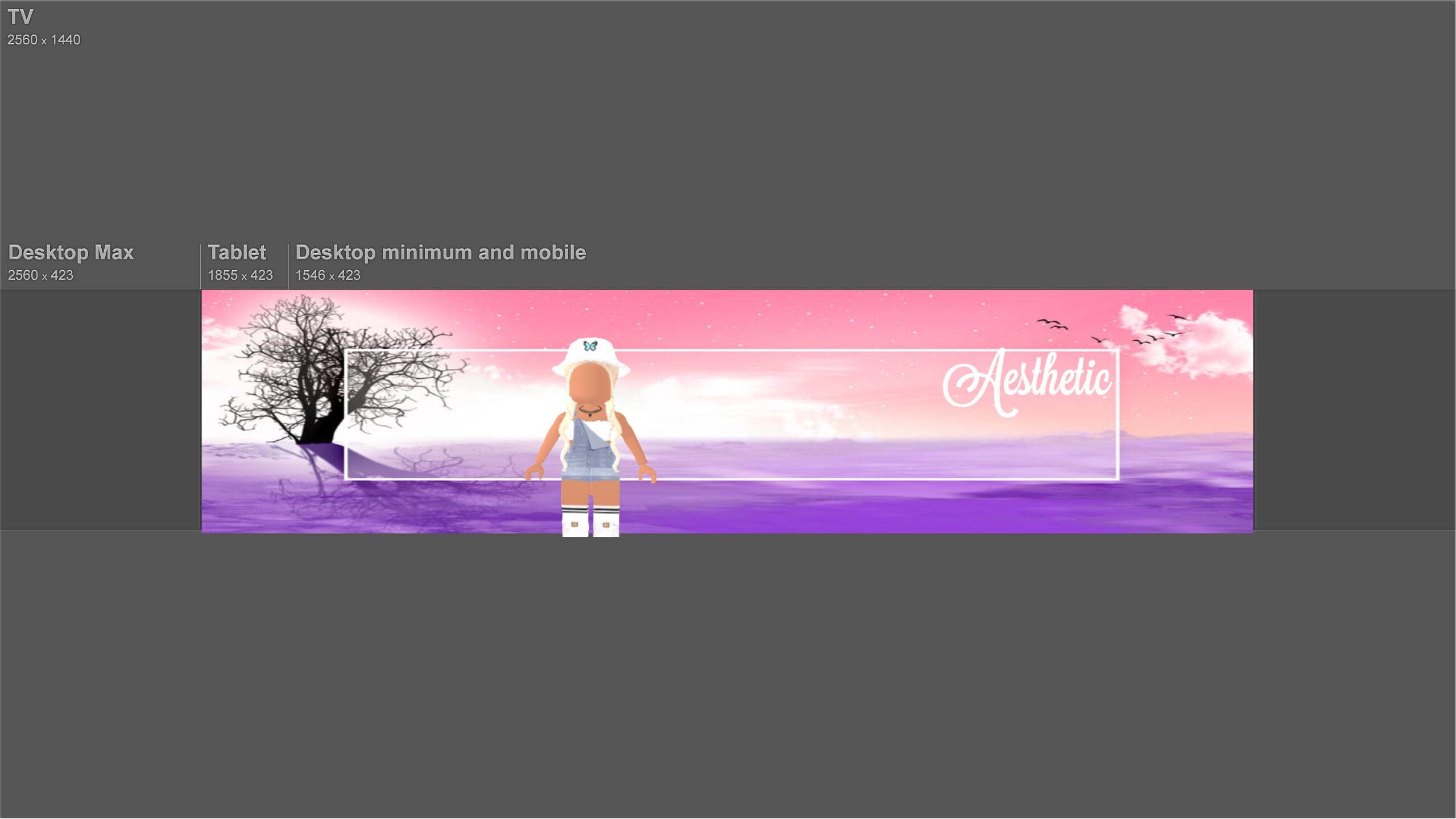 1024 X 576 Pixels Banner Aesthetic Roblox ~ Aesthetic Roblox Youtube ...