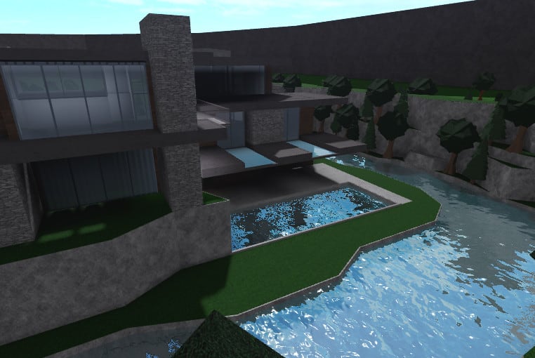 Modern Mansion Exterior : r/Bloxburg