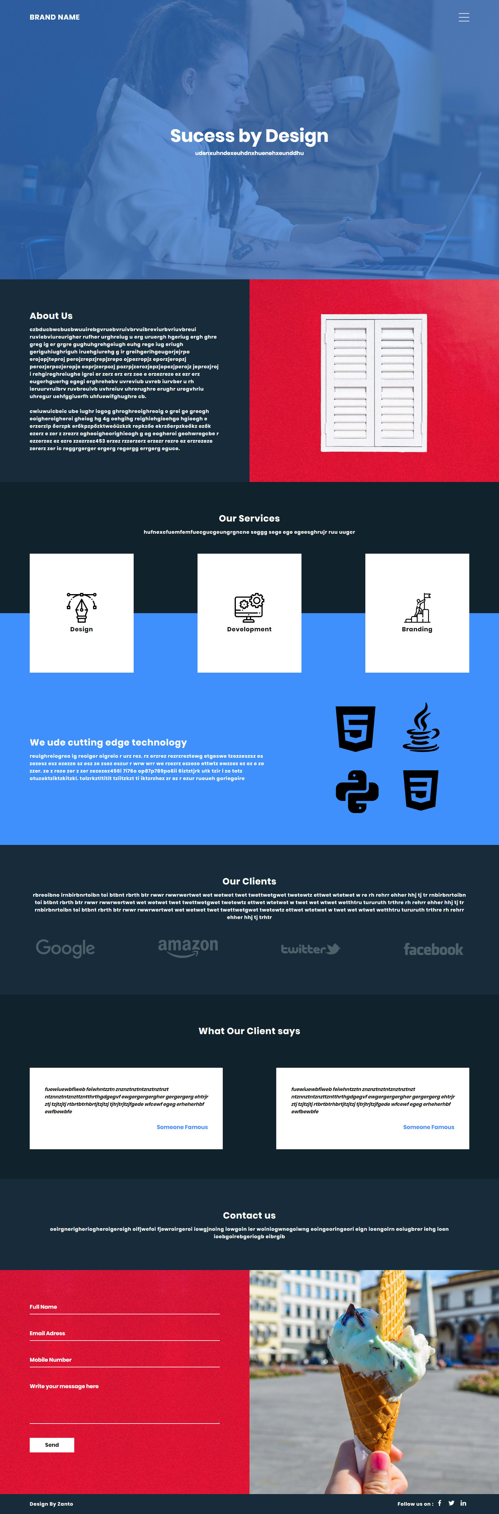 Design And Build Responsive Website With Html Css Bootstrap By Gergozanto Fiverr