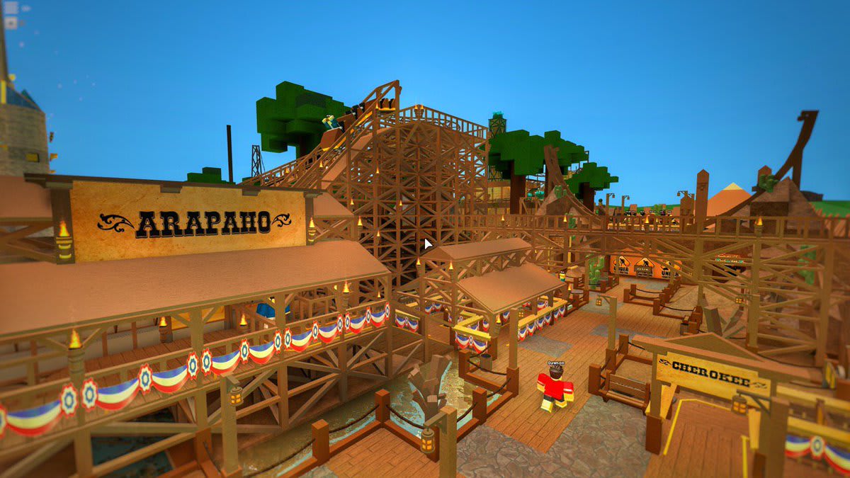 Build Decorate And Landscape Your Theme Park Tycoon By Builderjamie Fiverr - roblox theme park entrance
