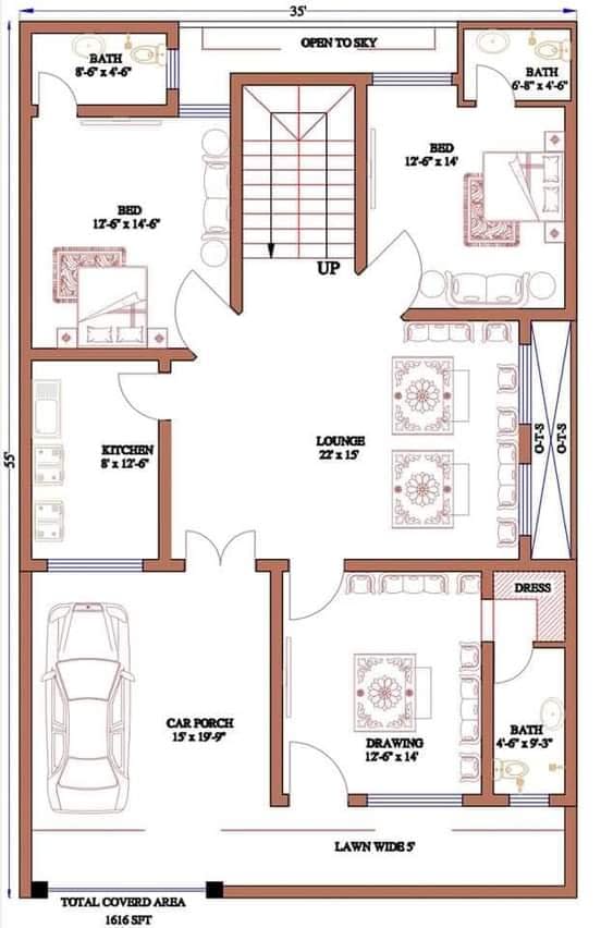 Design House Plans For You Only In 24 Hours By Zeeshanmehmood3 Fiverr