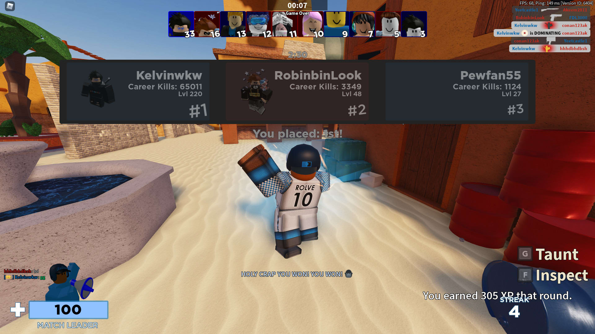 Coach You In Arsenal Roblox Til Your A Decent Player By Kelvalavaplayz - arsenal roblox best player