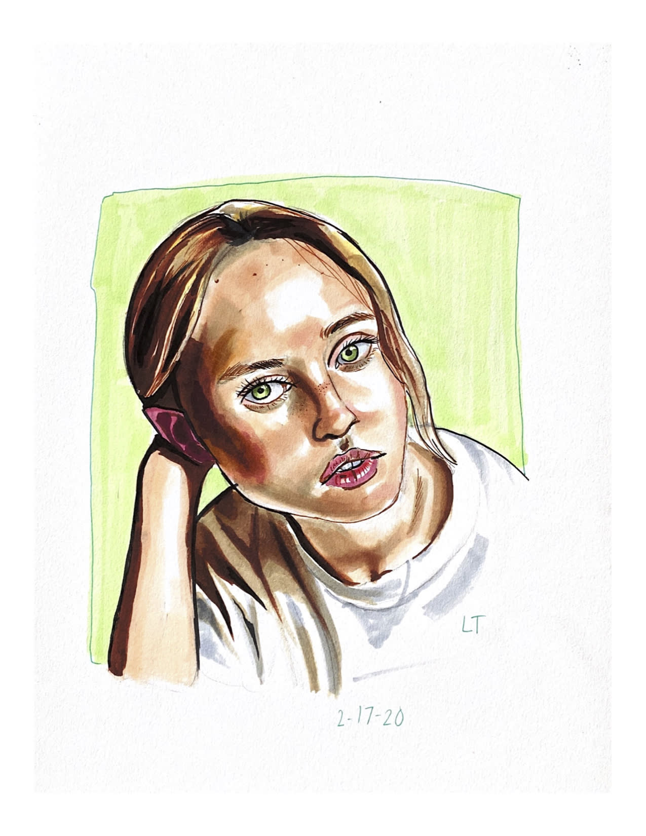 Draw A Realistic Portrait With Copic Markers By Tarutisarts Fiverr Measuring 8 by 9.5 i will package the drawing with hard board on either side, so it will not get. draw a realistic portrait with copic markers